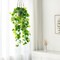 Fake Hanging Plants Artificial Decor (4pcs) 14"D x 14"W x 14"H